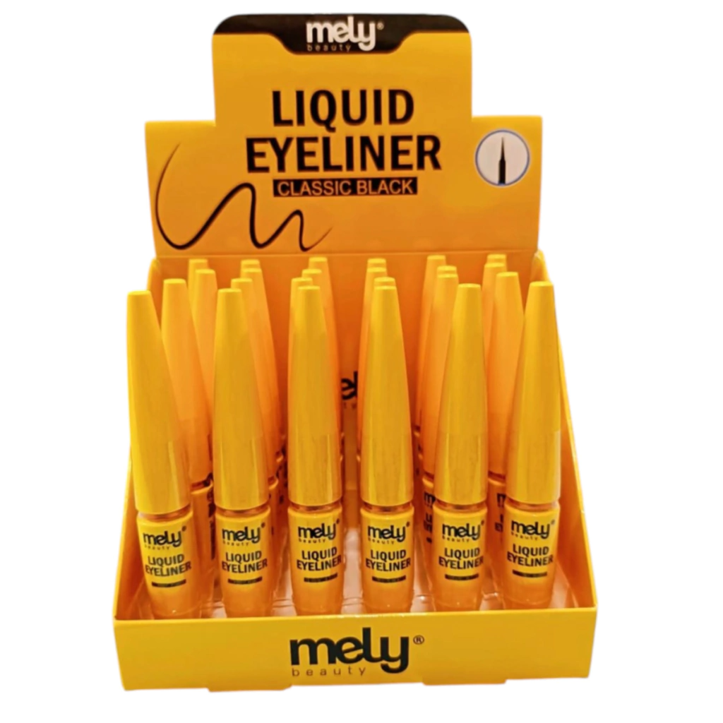 Delineador Liquido Classic Black Mely